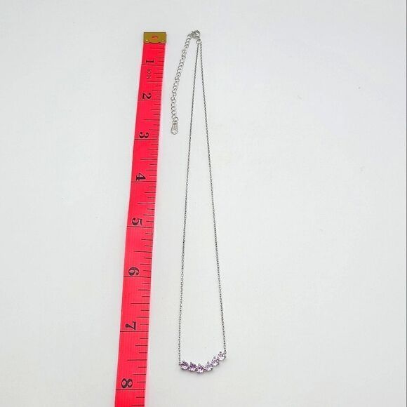 Sterling Silver amethyst necklace. - Picture 6 of 9